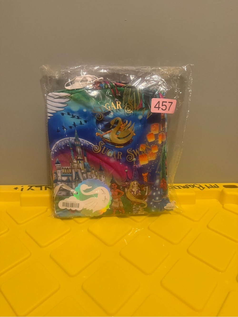 Sugar Swan Princess Kingdom Bamboo Crib Sheet *New in Bag*